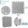 imageMr Pen Interlocking Blocking Mats 12x12 4 Pack Blocking Mats for Knitting ampamp Crochet Projects with 50 TPins Knitting Blocking Mats and Pins Crochet Blocking Board for Crocheting