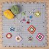 imageMr Pen Interlocking Blocking Mats 12x12 4 Pack Blocking Mats for Knitting ampamp Crochet Projects with 50 TPins Knitting Blocking Mats and Pins Crochet Blocking Board for Crocheting