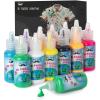 imageMr Pen 3D Fabric Paint Set 12 Colors 067 oz 3D Paint for Fabric Paint for Fabric 3D Paint for Clothing TShirt Paint Fabric Paint for ClothesSoft  Bright