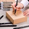 imageMr Pen 12 Pack Set Fine Tip Permanent Markers Black Colors