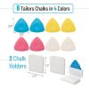 imageMr Pen Tailors Chalk Set 8pcs Tailor Chalk with 2 Holders Set Fabric Chalk Sewing Chalk Sewing Chalk for Fabric Tailors Chalk for Fabric Tailor Chalk Holder Triangle Fabric ChalkB 8 Tailors Chalks  2 Holders