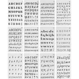 imageMr Pen Bible Journaling Stencil 42 x 7 Inch 14 Sheets Stencil Set Journal Stencils Planner Stencils Plastic Stencils Stencils for Journaling Journaling Stencils Stencils for PlannersLetter Stencils