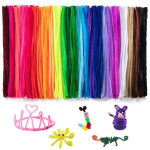imageMr Pen Chenille Stems 324 Pcs 27 Colors Craft Supplies Bulk Fuzzy