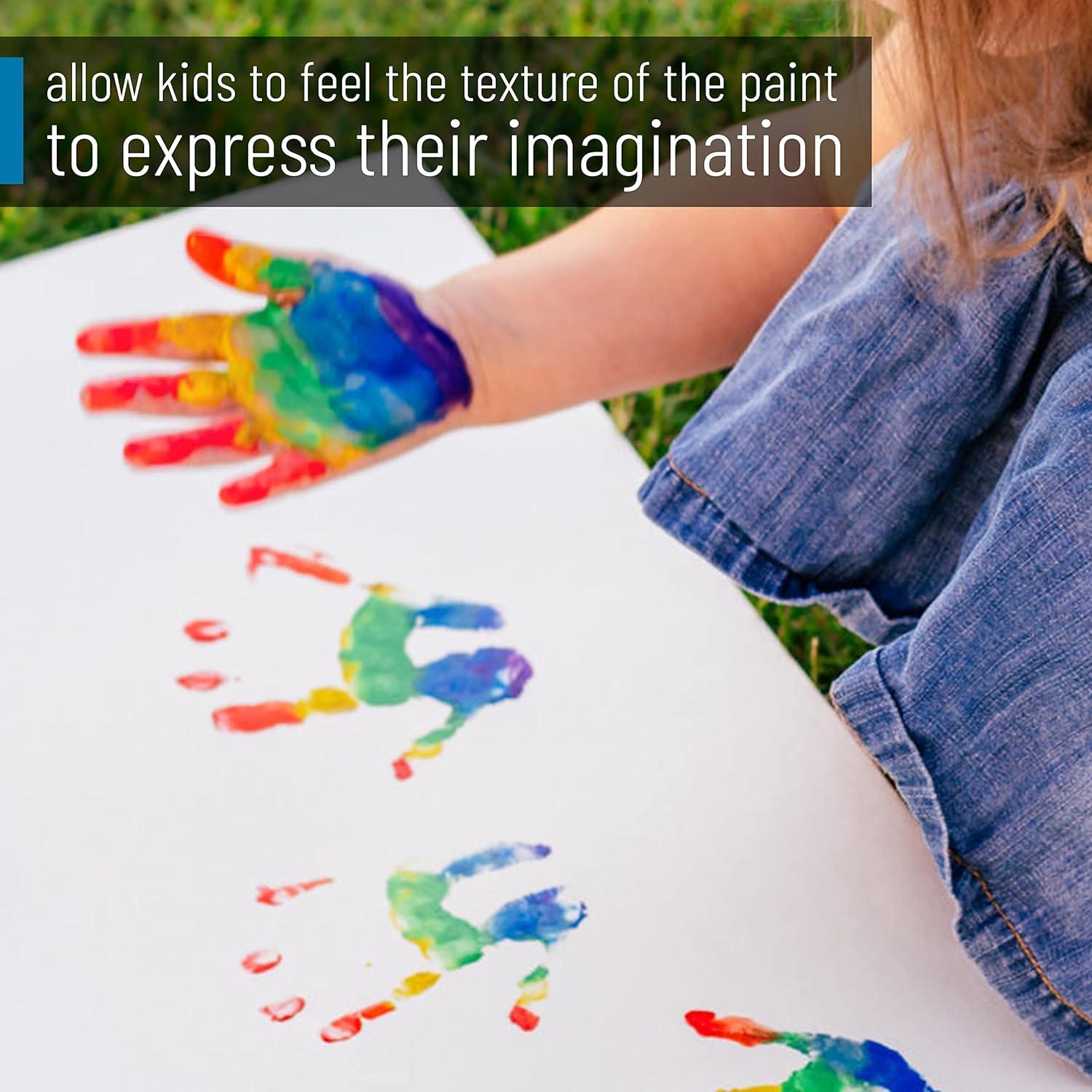 imageMr Pen Finger Paint Paper 11 x 14 inches 22 Sheets Paint Paper for Kids Art Paper for Kids Kids Paint Paper Paper for Painting Kids Finger Paint Paper for Toddlers