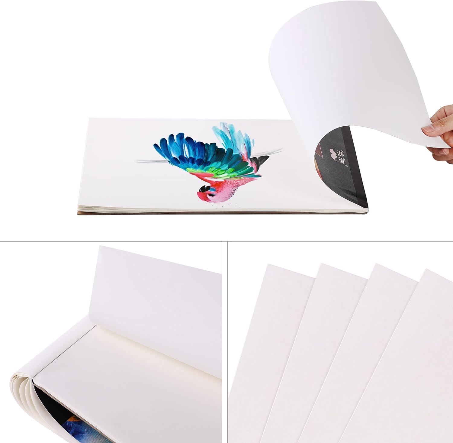 imageMr Pen Palette Paper Paint Pad 9quotx12quot 40 Sheets Acrylic Paint Paper Drawing Paper Painting Paper Disposable Paint Palette Paper Oil Paint Palette Watercolor Palette Paper12 x 16