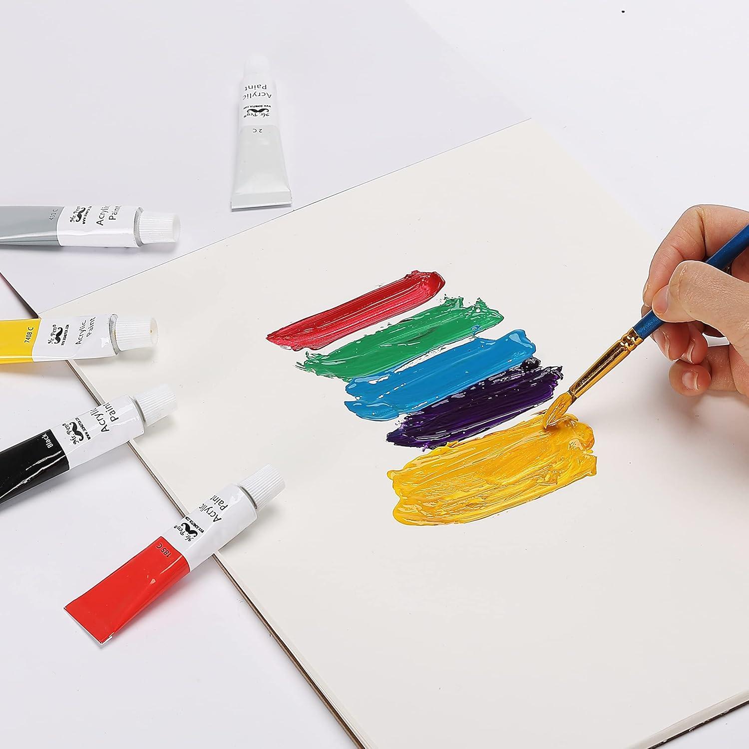 imageMr Pen Palette Paper Paint Pad 9quotx12quot 40 Sheets Acrylic Paint Paper Drawing Paper Painting Paper Disposable Paint Palette Paper Oil Paint Palette Watercolor Palette Paper9 x 12  2 Pack