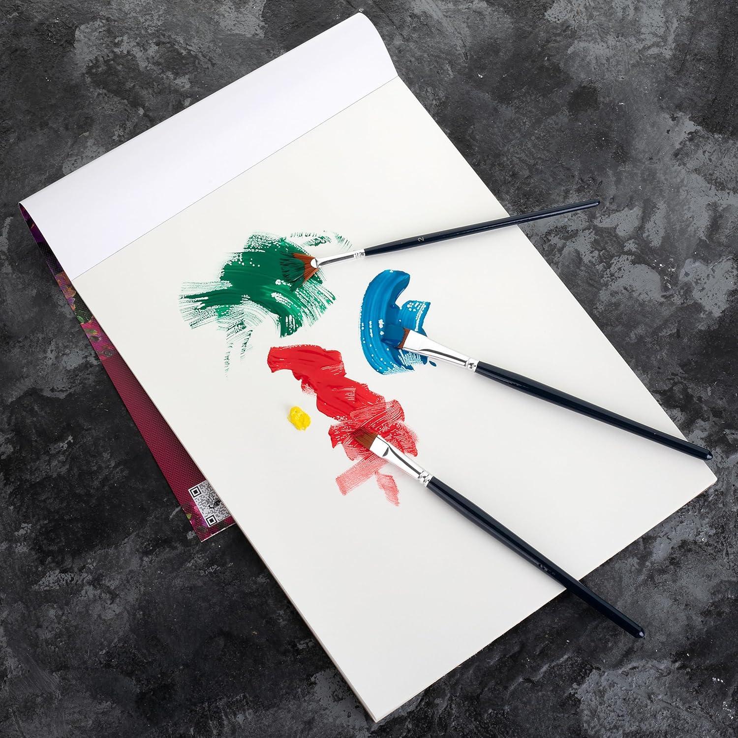 imageMr Pen Palette Paper Paint Pad 9quotx12quot 40 Sheets Acrylic Paint Paper Drawing Paper Painting Paper Disposable Paint Palette Paper Oil Paint Palette Watercolor Palette Paper9 x 12  2 Pack