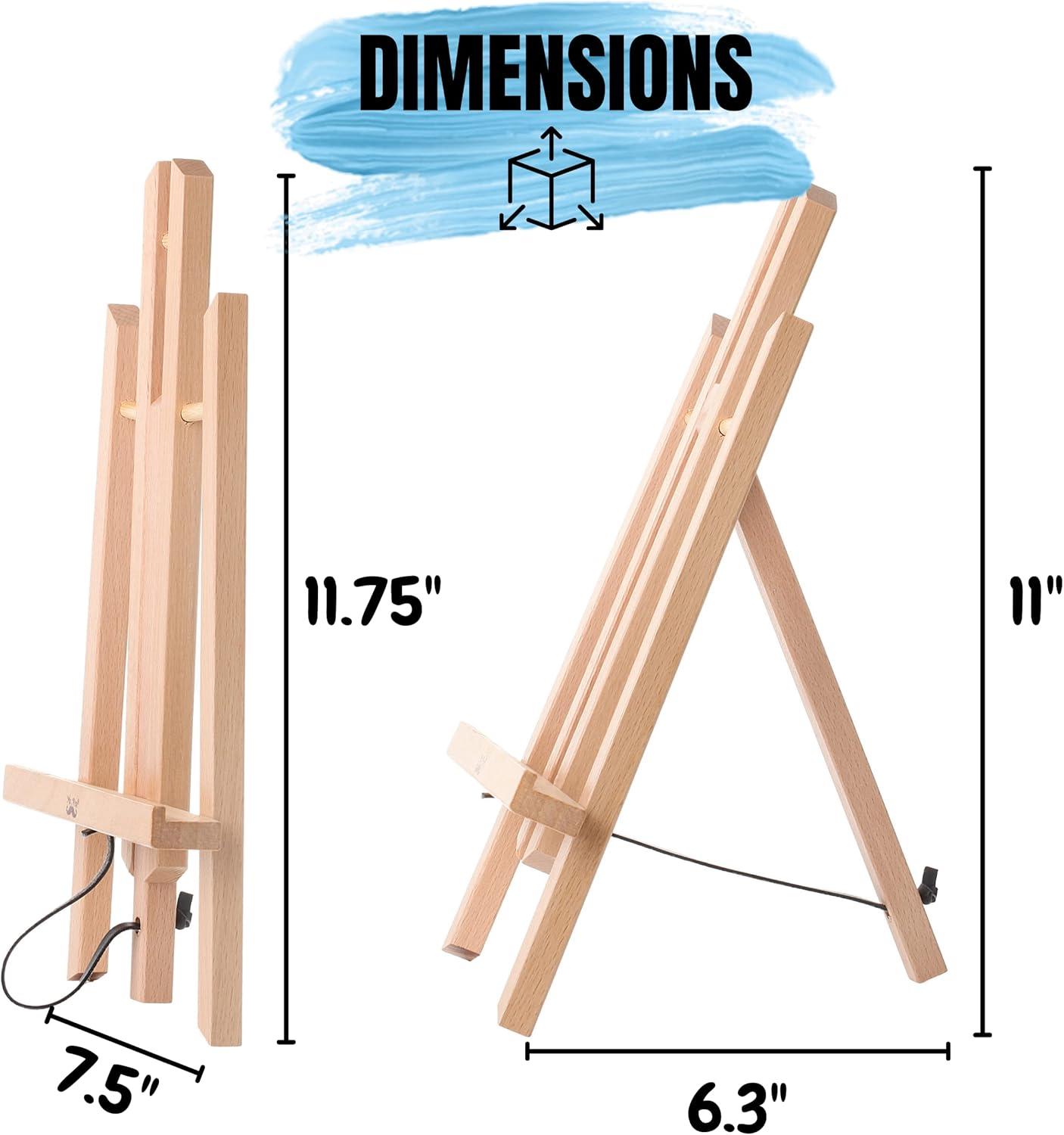 imageMr Pen Small Easels for Painting 11 Inch Wooden Easels for Painting Canvas Canvas Holder for Painting Table Top Easels Easel Stand for Painting Canvas Stand Small Tabletop Display Stand