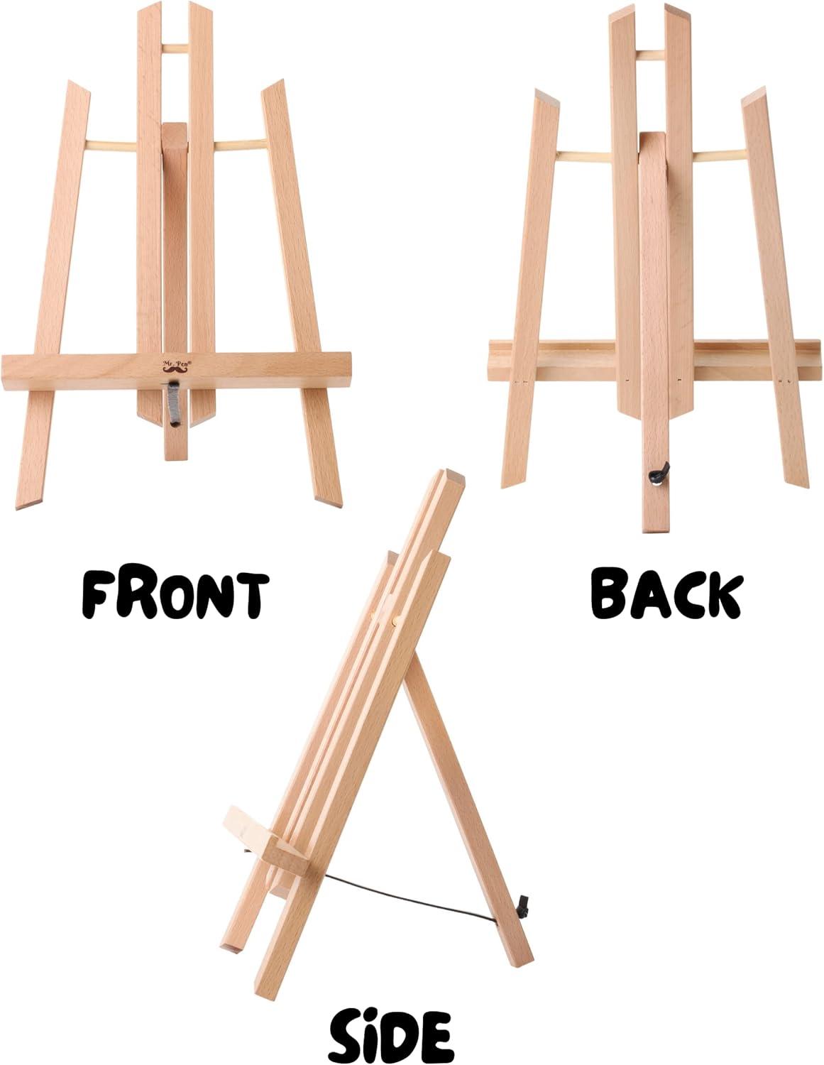 imageMr Pen Small Easels for Painting 11 Inch Wooden Easels for Painting Canvas Canvas Holder for Painting Table Top Easels Easel Stand for Painting Canvas Stand Small Tabletop Display Stand