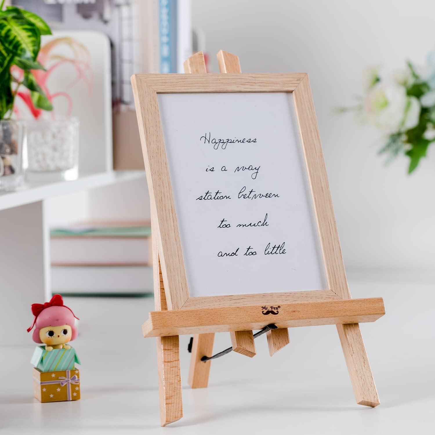 imageMr Pen Small Easels for Painting 11 Inch Wooden Easels for Painting Canvas Canvas Holder for Painting Table Top Easels Easel Stand for Painting Canvas Stand Small Tabletop Display Stand