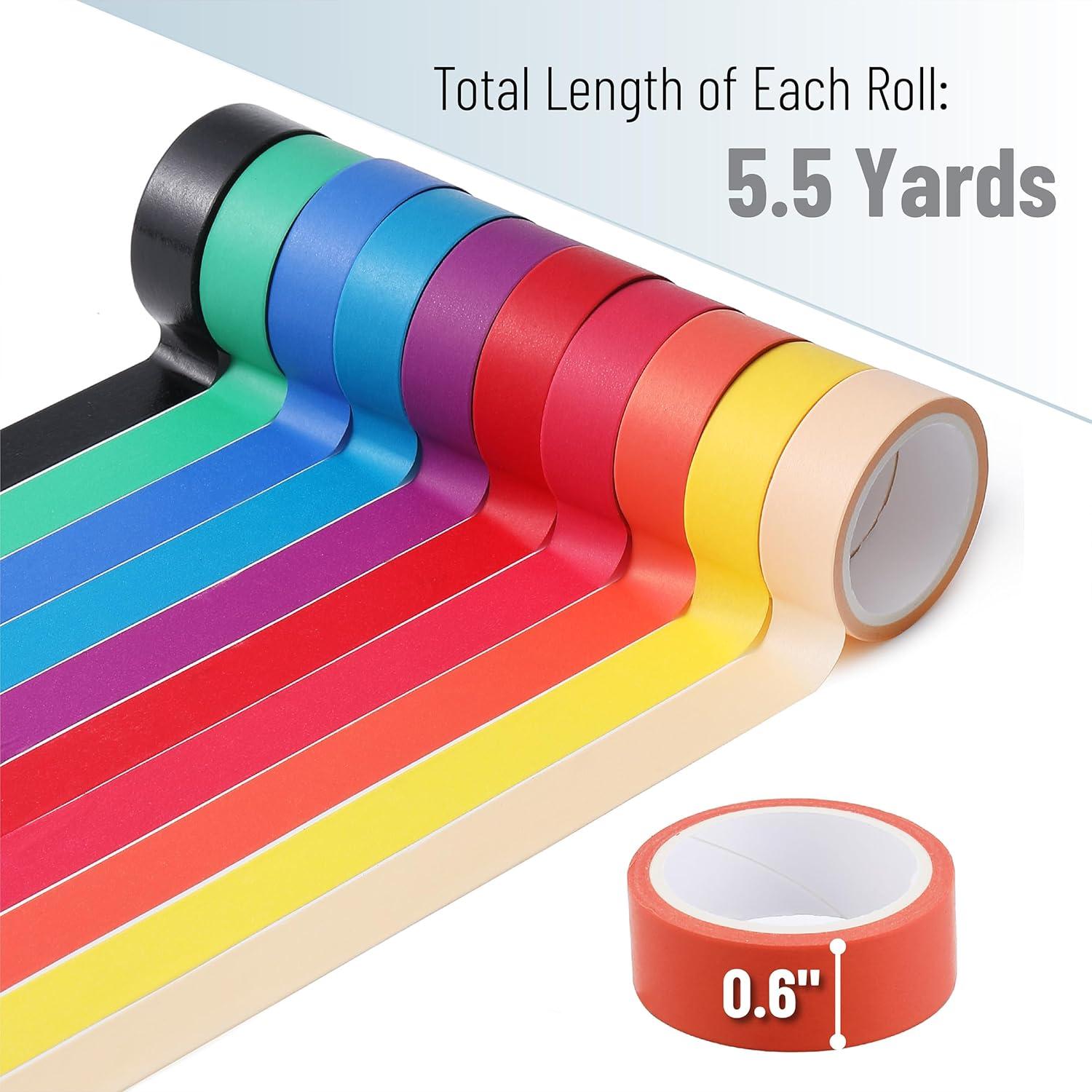 imageMr Pen Washi Tape Set 10 Pack Decorative Tape Washi Tapes Colored Tape Scrapbook Tape Scrapbook Washi Tape for Journaling Craft Tape Washy Tape WashyTapeVintage