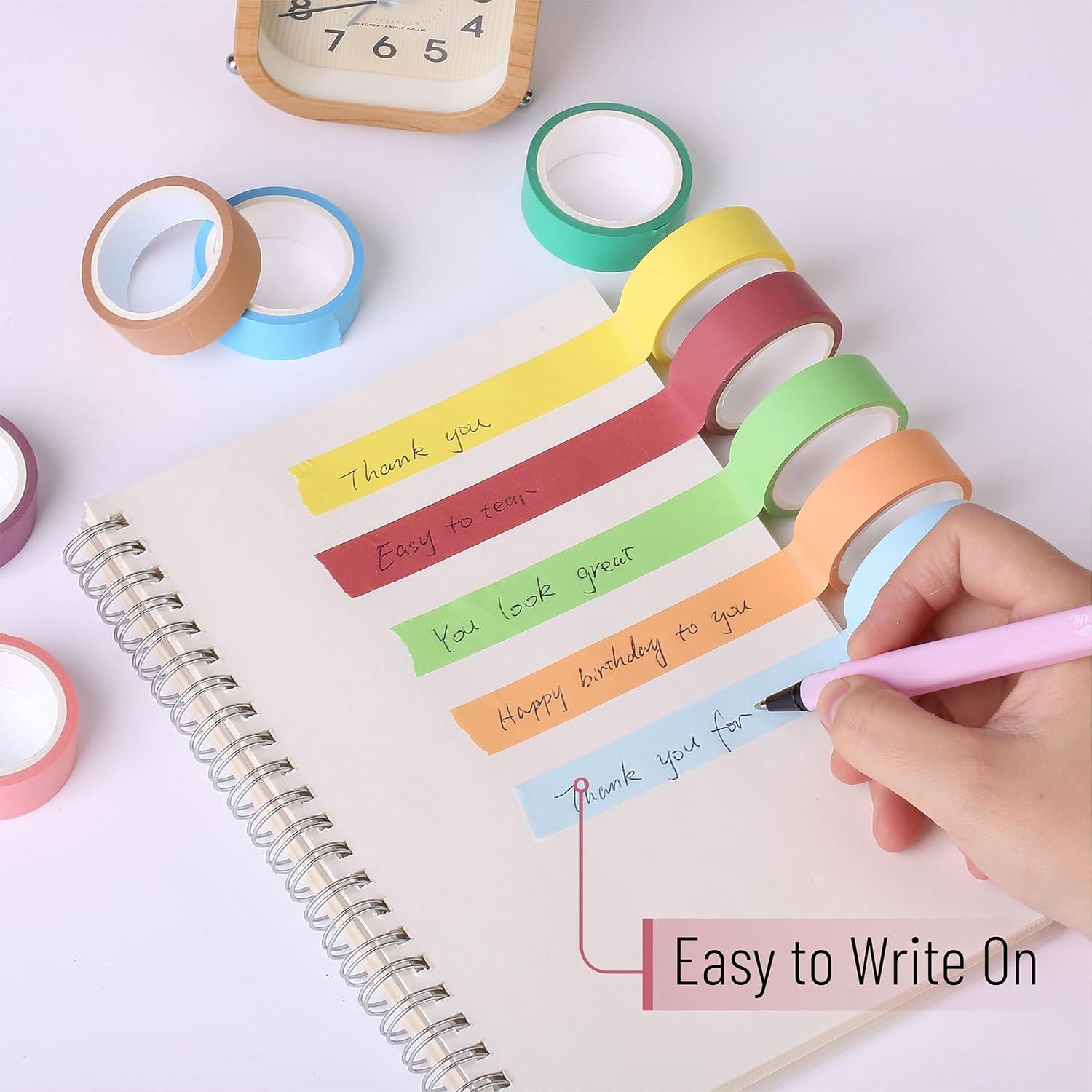 imageMr Pen Washi Tape Set 10 Pack Decorative Tape Washi Tapes Colored Tape Scrapbook Tape Scrapbook Washi Tape for Journaling Craft Tape Washy Tape WashyTapeFour Seasons