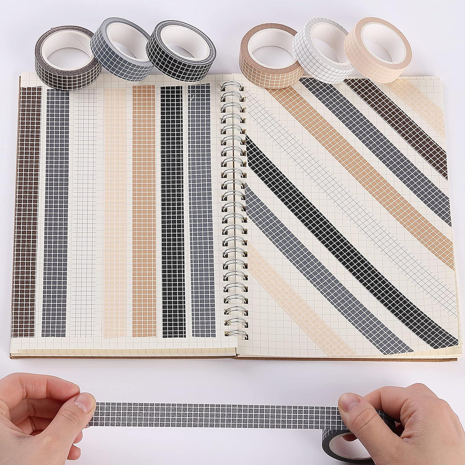 imageMr Pen Washi Tape Set 21 Roll Boho Design Decorative Tape Washi Tapes Cute Washi Tape Cute Tape Colored Tape Scrapbook Tape Washi Tape Cute Washi Tape for Journaling Craft TapeGrid