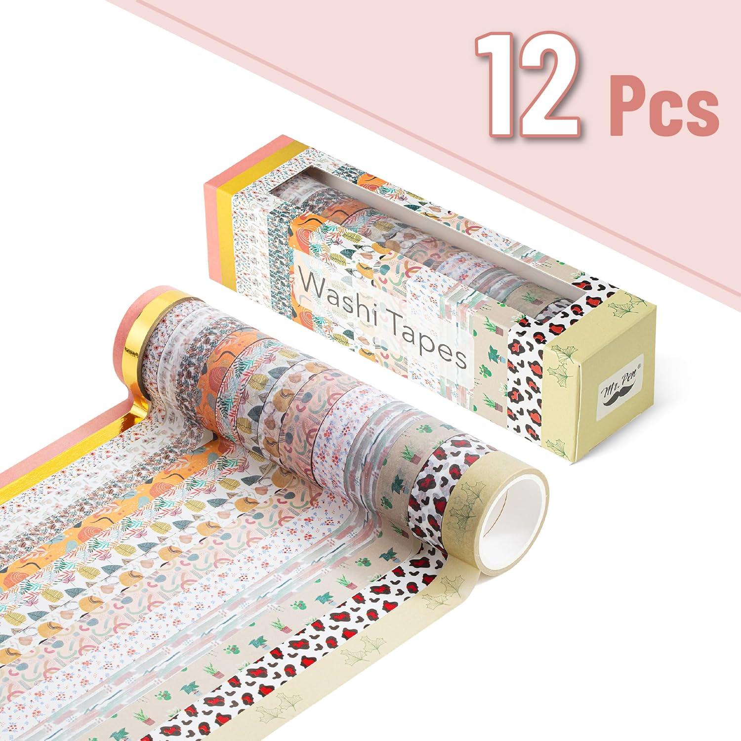 imageMr Pen Washi Tape Set 21 Roll Boho Design Decorative Tape Washi Tapes Cute Washi Tape Cute Tape Colored Tape Scrapbook Tape Washi Tape Cute Washi Tape for Journaling Craft TapeWoodland Whisper