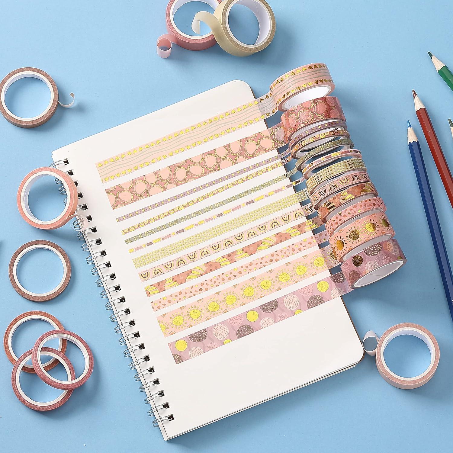 imageMr Pen Washi Tape Set 21 Roll Boho Design Decorative Tape Washi Tapes Cute Washi Tape Cute Tape Colored Tape Scrapbook Tape Washi Tape Cute Washi Tape for Journaling Craft TapeBoho
