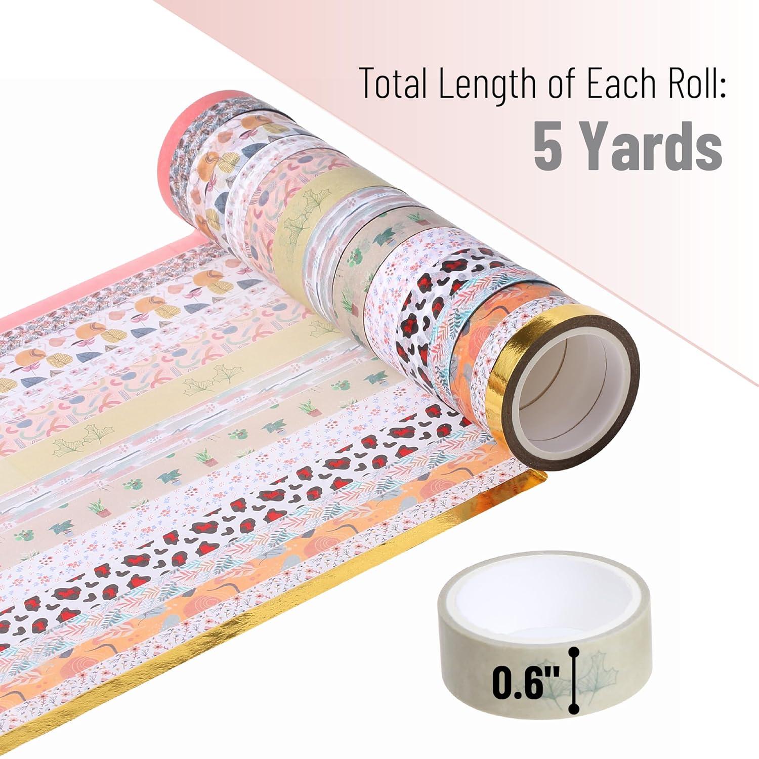 imageMr Pen Washi Tape Set 21 Roll Boho Design Decorative Tape Washi Tapes Cute Washi Tape Cute Tape Colored Tape Scrapbook Tape Washi Tape Cute Washi Tape for Journaling Craft TapeWoodland Whisper