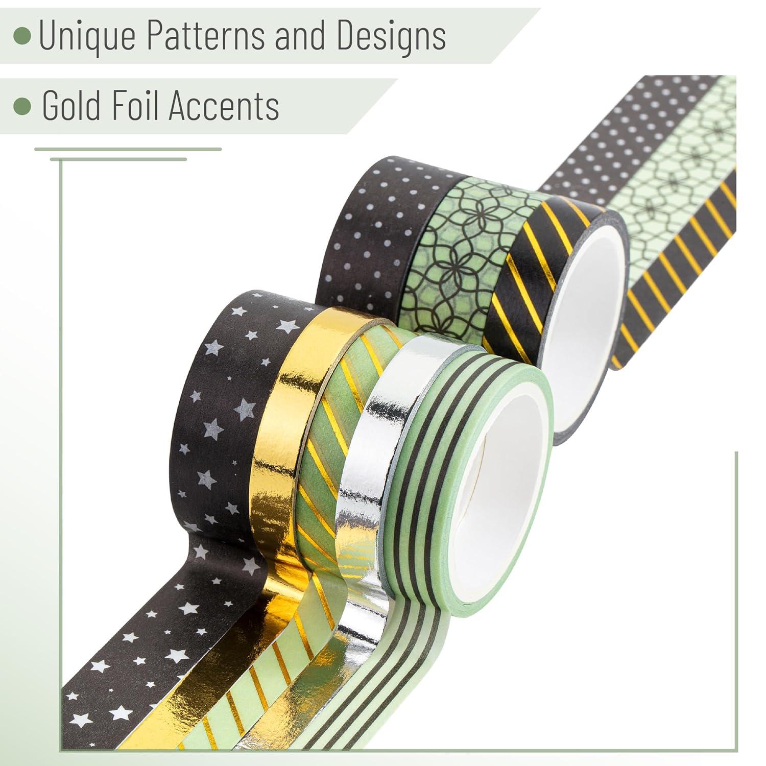 imageMr Pen Washi Tape Set 21 Roll Boho Design Decorative Tape Washi Tapes Cute Washi Tape Cute Tape Colored Tape Scrapbook Tape Washi Tape Cute Washi Tape for Journaling Craft TapeMidnight Garden