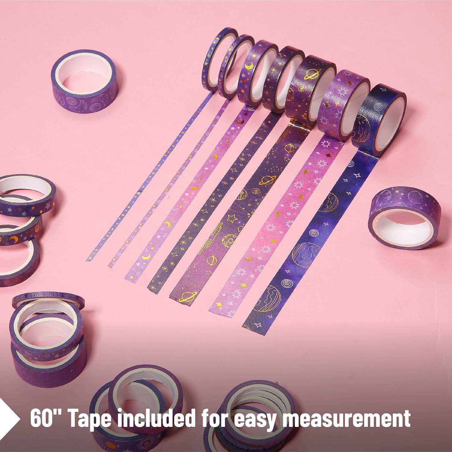 imageMr Pen Washi Tape Set 21 Roll Boho Design Decorative Tape Washi Tapes Cute Washi Tape Cute Tape Colored Tape Scrapbook Tape Washi Tape Cute Washi Tape for Journaling Craft TapeOuter Space