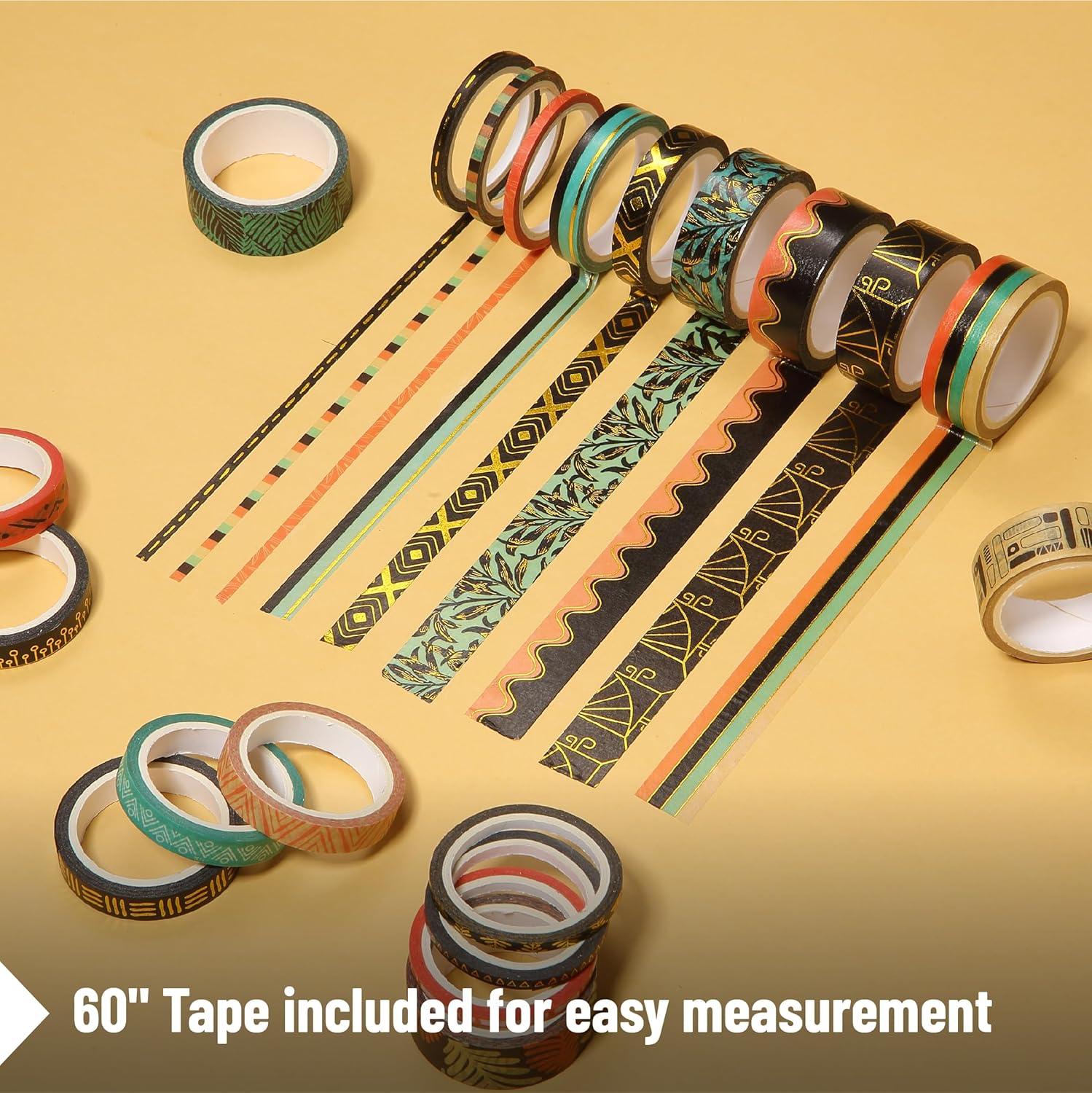 imageMr Pen Washi Tape Set 21 Roll Boho Design Decorative Tape Washi Tapes Cute Washi Tape Cute Tape Colored Tape Scrapbook Tape Washi Tape Cute Washi Tape for Journaling Craft TapeEthnic Elegance
