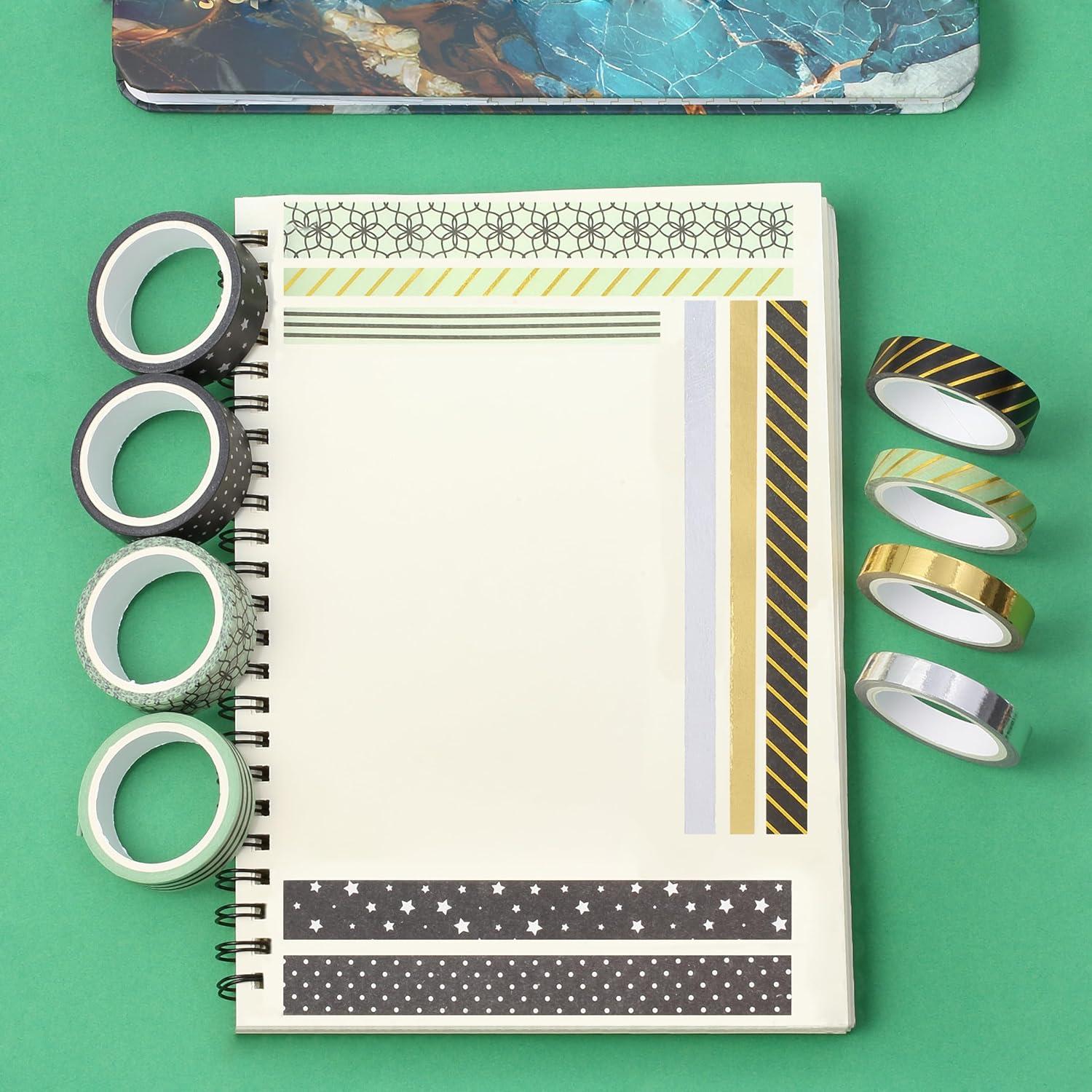 imageMr Pen Washi Tape Set 21 Roll Boho Design Decorative Tape Washi Tapes Cute Washi Tape Cute Tape Colored Tape Scrapbook Tape Washi Tape Cute Washi Tape for Journaling Craft TapeMidnight Garden