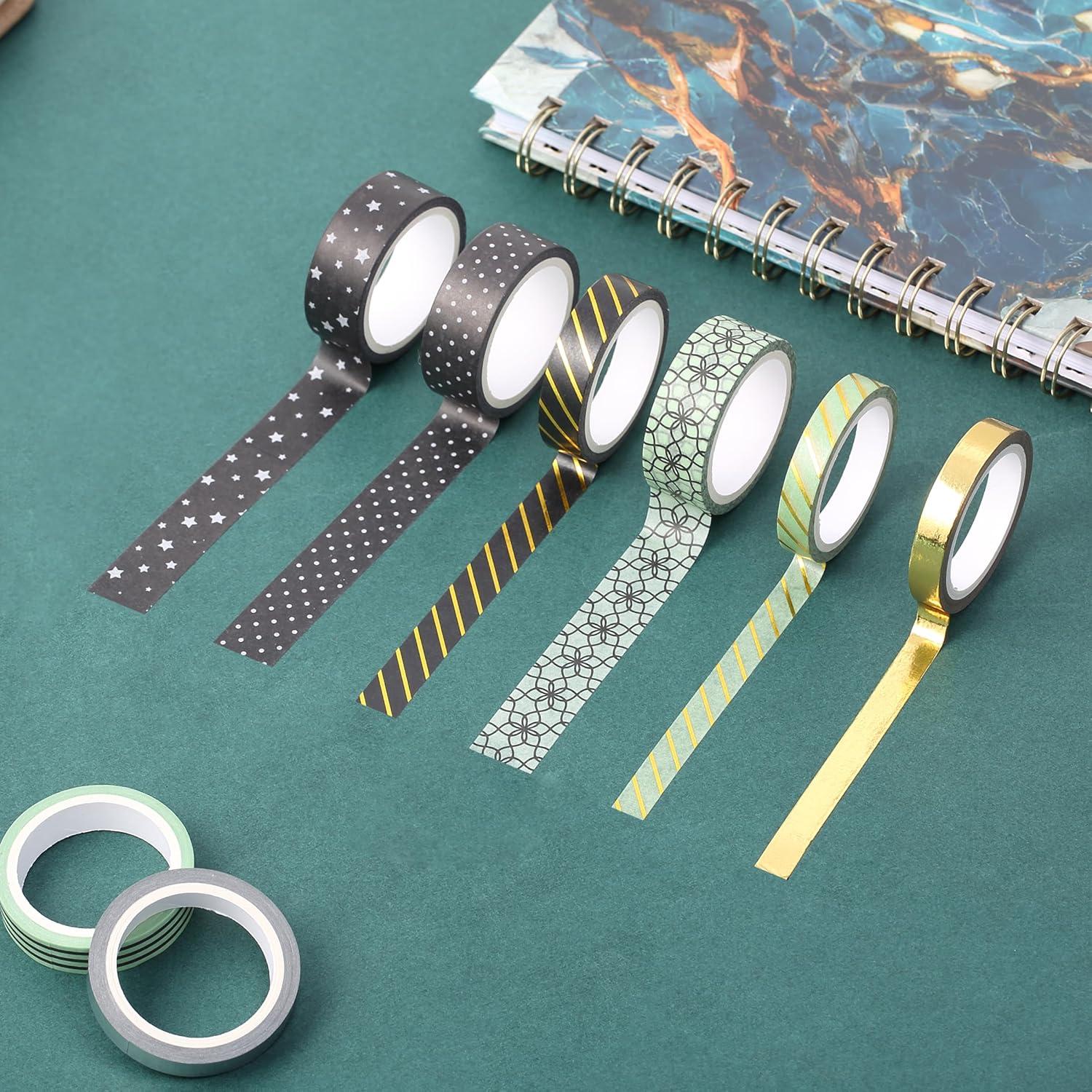 imageMr Pen Washi Tape Set 21 Roll Boho Design Decorative Tape Washi Tapes Cute Washi Tape Cute Tape Colored Tape Scrapbook Tape Washi Tape Cute Washi Tape for Journaling Craft TapeMidnight Garden