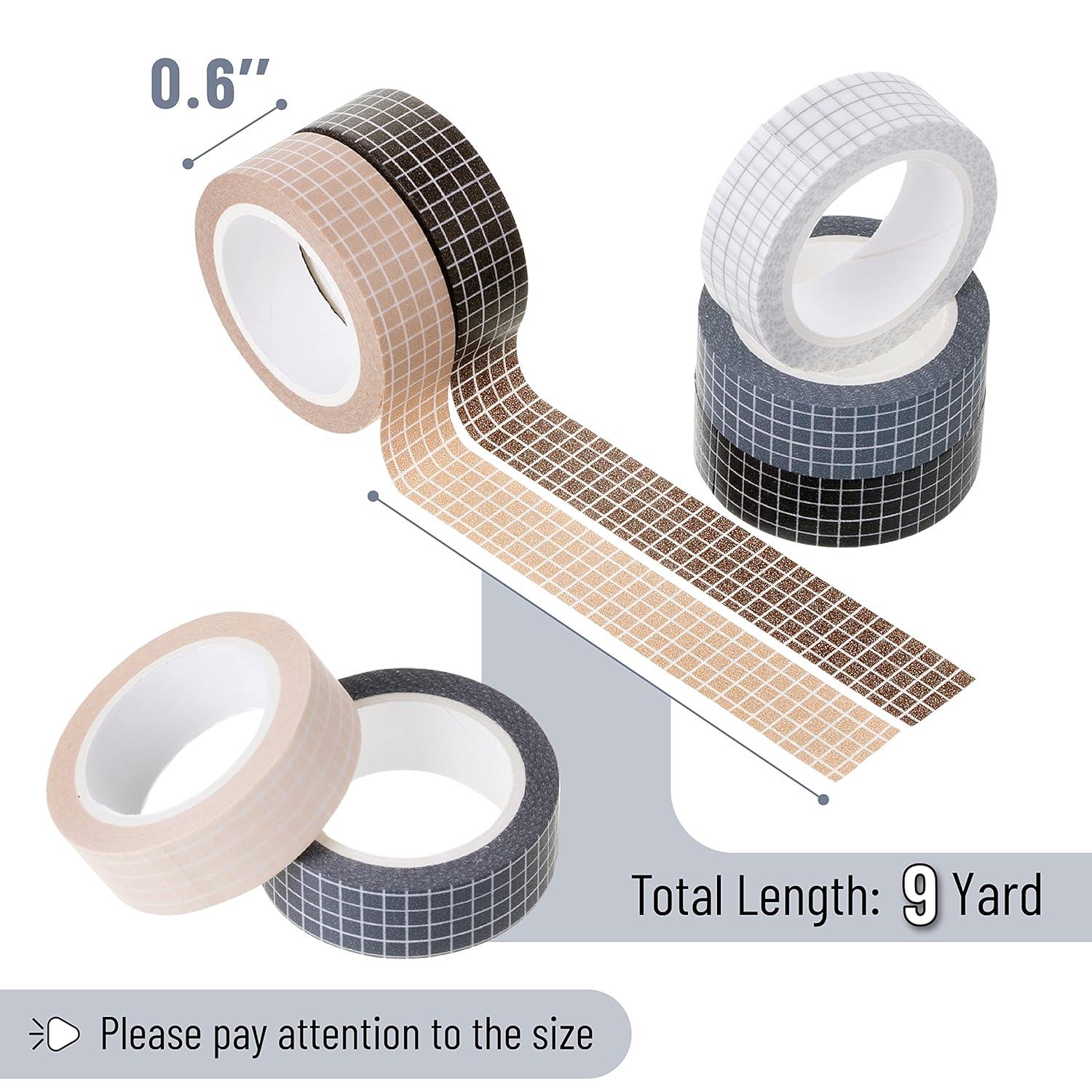 imageMr Pen Washi Tape Set 21 Roll Boho Design Decorative Tape Washi Tapes Cute Washi Tape Cute Tape Colored Tape Scrapbook Tape Washi Tape Cute Washi Tape for Journaling Craft TapeGrid