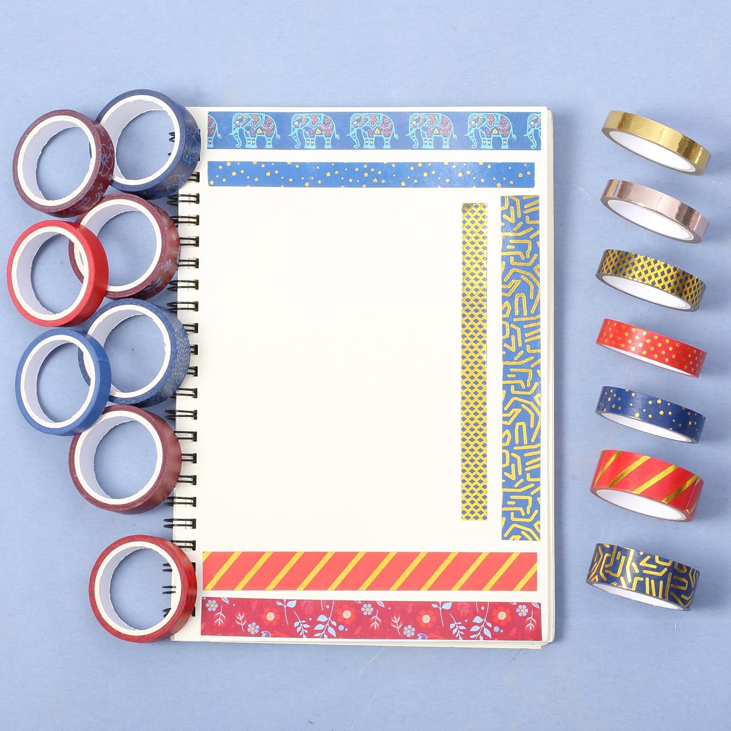imageMr Pen Washi Tape Set 21 Roll Boho Design Decorative Tape Washi Tapes Cute Washi Tape Cute Tape Colored Tape Scrapbook Tape Washi Tape Cute Washi Tape for Journaling Craft TapeGilded Grandeur