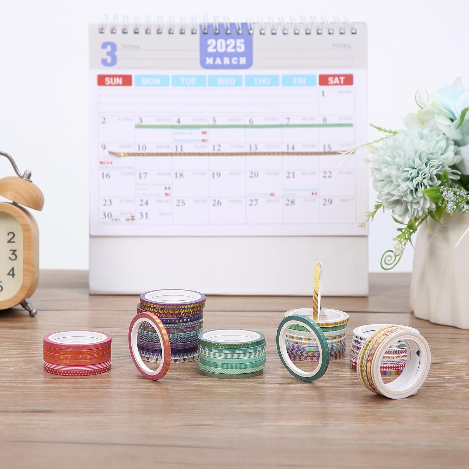 imageMr Pen Washi Tape Set 21 Roll Boho Design Decorative Tape Washi Tapes Cute Washi Tape Cute Tape Colored Tape Scrapbook Tape Washi Tape Cute Washi Tape for Journaling Craft TapeGold Foil Print