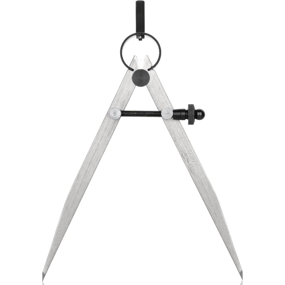 imageMr Pen Adjustable Divider Leather Compass 8 Inch Lockable Metal Compass Wing Dividers for Leather and WoodworkingDivider