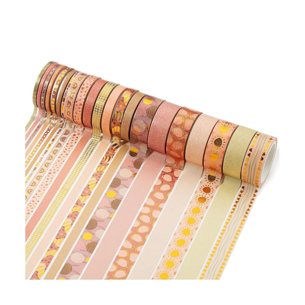 imageMr Pen Washi Tape Set 21 Roll Boho Design Decorative Tape Washi Tapes Cute Washi Tape Cute Tape Colored Tape Scrapbook Tape Washi Tape Cute Washi Tape for Journaling Craft TapeBoho
