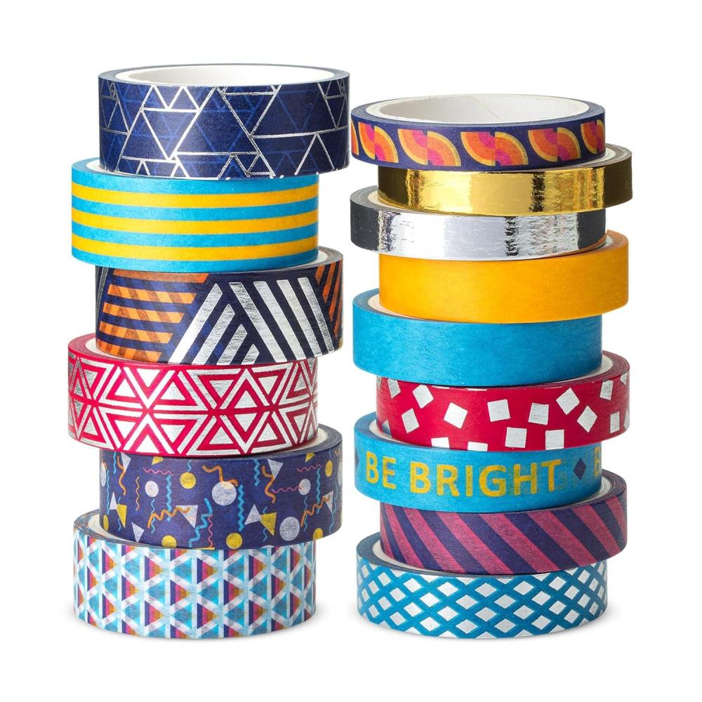 imageMr Pen Washi Tape Set 21 Roll Boho Design Decorative Tape Washi Tapes Cute Washi Tape Cute Tape Colored Tape Scrapbook Tape Washi Tape Cute Washi Tape for Journaling Craft TapeGeometric Groove