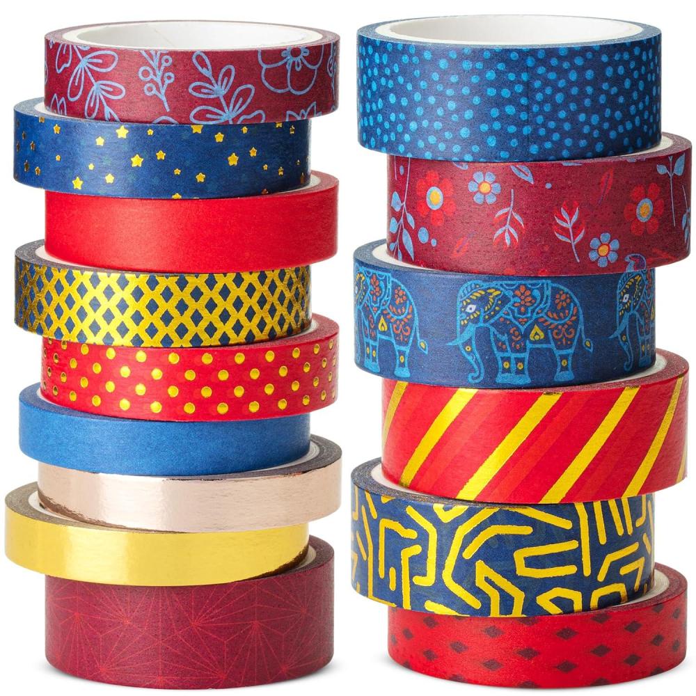 imageMr Pen Washi Tape Set 21 Roll Boho Design Decorative Tape Washi Tapes Cute Washi Tape Cute Tape Colored Tape Scrapbook Tape Washi Tape Cute Washi Tape for Journaling Craft TapeGilded Grandeur