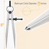 imageMr Pen Adjustable Divider Leather Compass 8 Inch Lockable Metal Compass Wing Dividers for Leather and WoodworkingDivider
