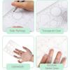 imageMr Pen Circle Templates  Large ampamp Small Sizes Circle Stencil ampamp Ruler for Drafting ampamp DrawingCircle  Hexagons  Squares  Triangles Template