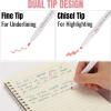 imageMr Pen Double Tip Highlighters Fine ampamp Chisel Tip Neon ampamp Pastel Colors 8 Pack Planner Markers Highlighters for Bible Journaling