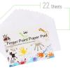 imageMr Pen Finger Paint Paper 11 x 14 inches 22 Sheets Paint Paper for Kids Art Paper for Kids Kids Paint Paper Paper for Painting Kids Finger Paint Paper for Toddlers