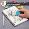 imageMr Pen Kneaded Eraser Erasers for Drawing 16 Pack Artist Eraser Kneaded Erasers for Artists Kneadable Erasers Drawing Erasers Art Erasers Putty Eraser Erasers for Sketching Rubber ErasersRed  Orange  Yellow  Green  Blue  Gray