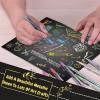 imageMr Pen Metallic Paint Markers 10 Colors Metallic Markers for Black Paper Pens to Write on Black Paper Metallic Pens Scrapbook Markers Metalic Markers Metallic Pen Metallic Marker Pens