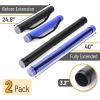 imageMr Pen Poster Tube 25quot to 40quot Extendable Poster Tube with Strap Poster Carrying Case Telescoping Tube Art ampamp Poster Transport Tubes Poster Tubes for Storage Poster Holder Tube Blueprint TubeBlack and Blue