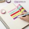 imageMr Pen Washi Tape Set 10 Pack Decorative Tape Washi Tapes Colored Tape Scrapbook Tape Scrapbook Washi Tape for Journaling Craft Tape Washy Tape WashyTapeTropical Twirl