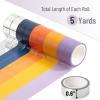 imageMr Pen Washi Tape Set 10 Pack Decorative Tape Washi Tapes Colored Tape Scrapbook Tape Scrapbook Washi Tape for Journaling Craft Tape Washy Tape WashyTapeAutumnal Reverie