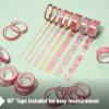 imageMr Pen Washi Tape Set 21 Roll Boho Design Decorative Tape Washi Tapes Cute Washi Tape Cute Tape Colored Tape Scrapbook Tape Washi Tape Cute Washi Tape for Journaling Craft TapeFloral Pink