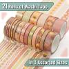 imageMr Pen Washi Tape Set 21 Roll Boho Design Decorative Tape Washi Tapes Cute Washi Tape Cute Tape Colored Tape Scrapbook Tape Washi Tape Cute Washi Tape for Journaling Craft TapeBoho