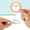 imageMr Pen Wooden Rings 27quot 10 Pack Wooden Rings for Crafts Wood Rings Macrame Rings Wood Rings for Crafts Wooden Ring Wooden Rings for Macrame Craft Rings Wood Ring Wood Teething Ring