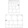 imageMr Pen Circle Templates  Large ampamp Small Sizes Circle Stencil ampamp Ruler for Drafting ampamp DrawingCircle Template
