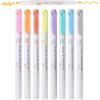 imageMr Pen Double Tip Highlighters Fine ampamp Chisel Tip Neon ampamp Pastel Colors 8 Pack Planner Markers Highlighters for Bible Journaling