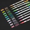 imageMr Pen Metallic Paint Markers 10 Colors Metallic Markers for Black Paper Pens to Write on Black Paper Metallic Pens Scrapbook Markers Metalic Markers Metallic Pen Metallic Marker Pens