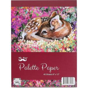 imageMr Pen Palette Paper Paint Pad 9quotx12quot 40 Sheets Acrylic Paint Paper Drawing Paper Painting Paper Disposable Paint Palette Paper Oil Paint Palette Watercolor Palette Paper9 x 12