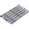 imageMr Pen Fineliner Pens 02 mm 6 Pack Ultra Fine No Bleed for Bible Assorted Colors Art Pens Fine Point for Drawing Sketching Liner