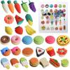 imageMr Pen Food Erasers Erasers 30Pcs Puzzle Erasers Take Apart Erasers Fruit Erasers Pull Apart Erasers Erasers for Kids Fun Erasers Gifts for Kids Easter Egg FillersBright 1